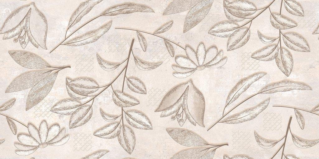 MK CARVING Gardenia Ivory Decor - 600x1200mm - 2x4ft