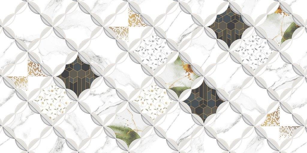 MK GLOSSY Satvario Decor - 600x1200mm - 2x4ft