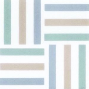 100x100mm Criss Pastel Mosaic Porcelain Tile in Dallas
