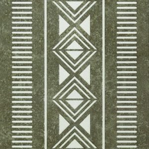 300x150mm Prism Olive Accent Border Tile in Dallas