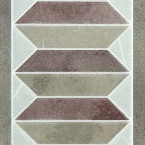 300x150mm Atlantis Brown Accent Border Tile in Dallas