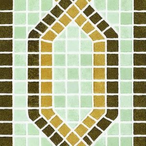 Pebbles Verde Border Tile 300x150mm Dallas - Buy Now