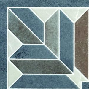 150x150mm Atlantis Blue Corner Accent Tile in Dallas