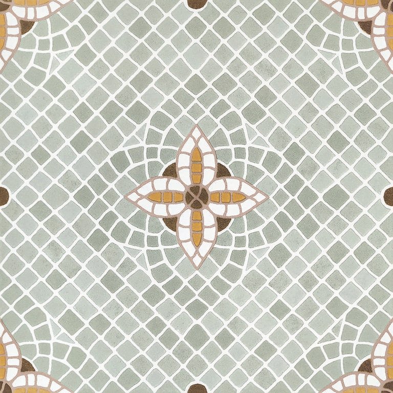 SS CFDM 3030026 PEBBLES VERDE DÃƒâ€°COR - 300x300mm - 1x1ft