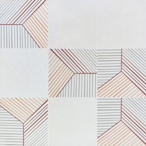 600x600mm Streaks Arancio Porcelain Floor Tile in Dallas