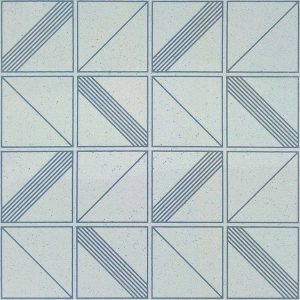 600x600mm Slick Silver Metallic Porcelain Tile in Dallas