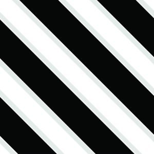 200x200mm Stripes Black Mosaic Porcelain Tile in Dallas