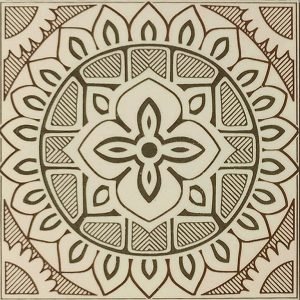 200x200mm Iris Beige Mosaic Porcelain Tile in Dallas