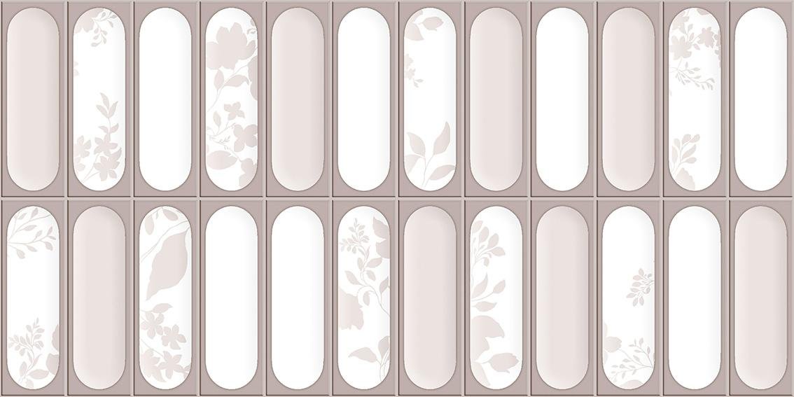 KP L Lorient Gray Leaf HL - Luster - 300x600mm - 1x2ft