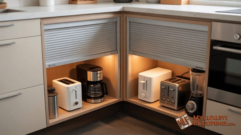 Appliance Garage in Corner