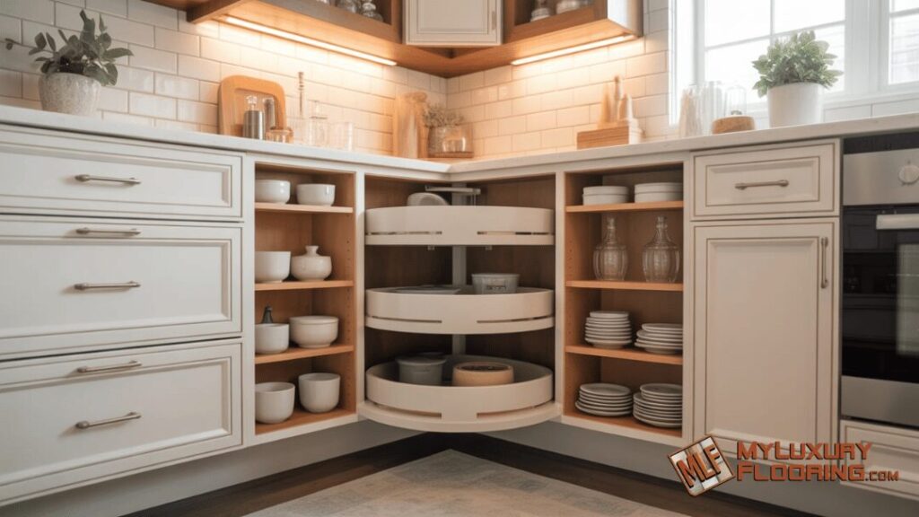 Corner Cabinet for Small Kitchens