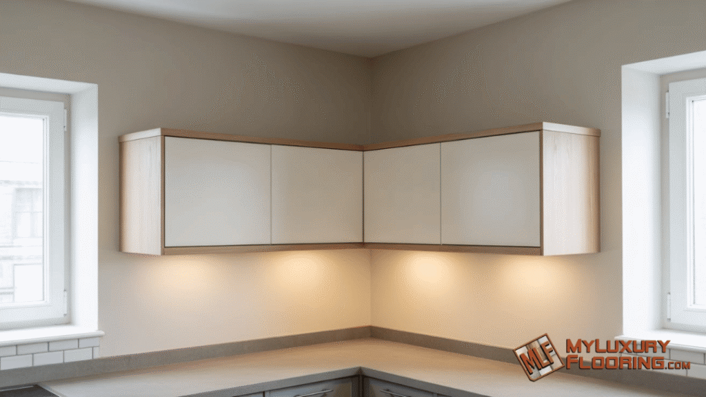 Floating Corner Cabinets