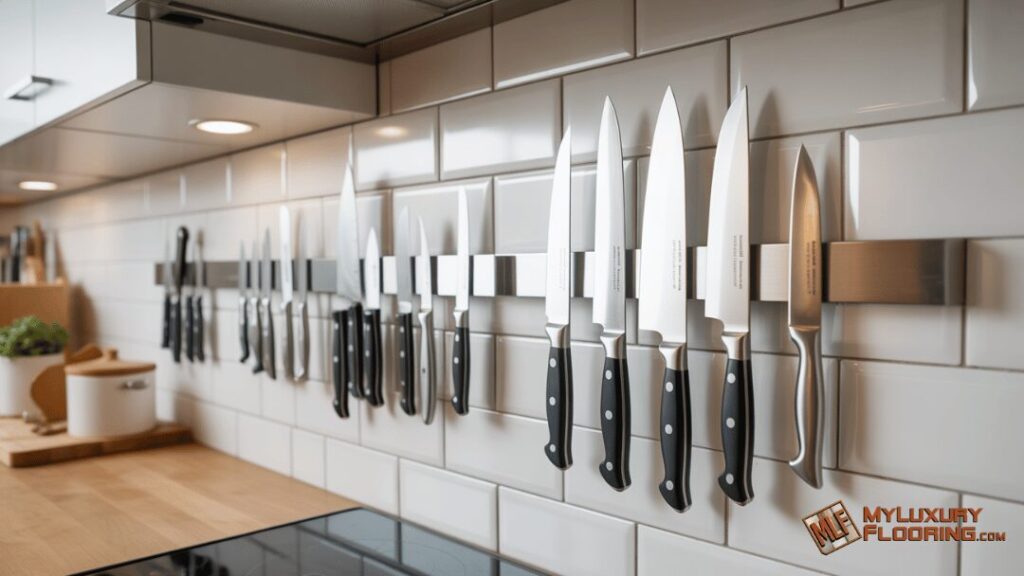 Install Magnetic Knife Strips