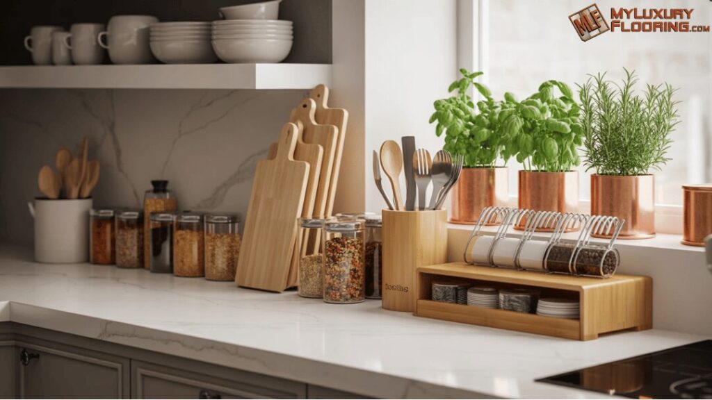 Kitchen Counter Organization Ideas