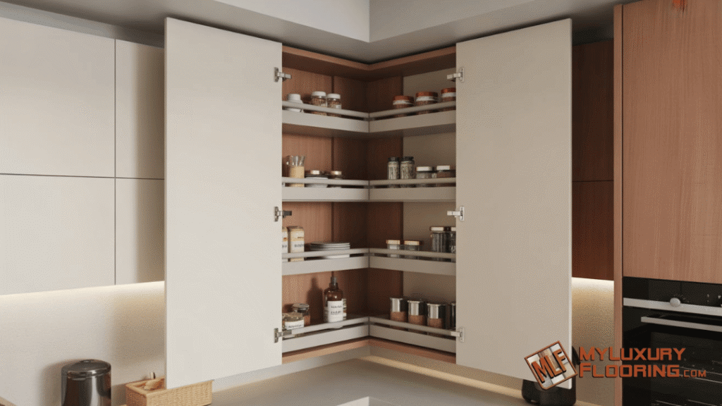Lazy Susan Corner Cabinet
