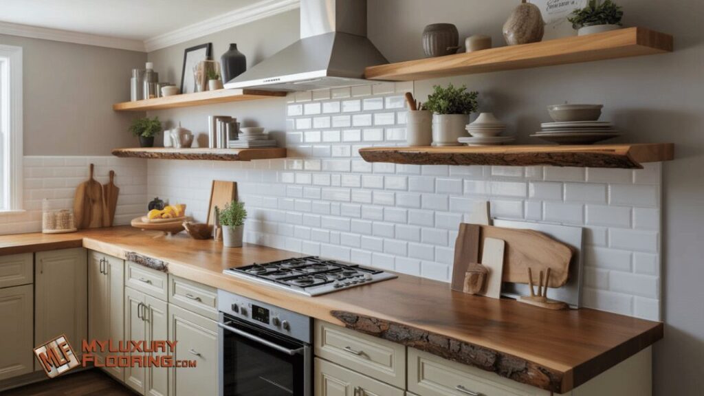 Live Edge Shelf Units