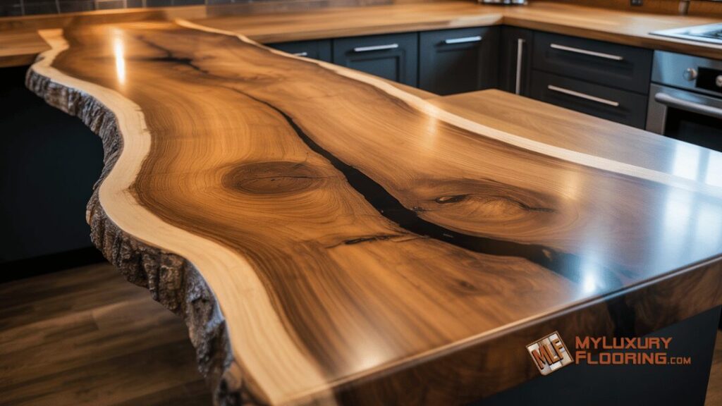 Live Edge Waterfall Edge Combo