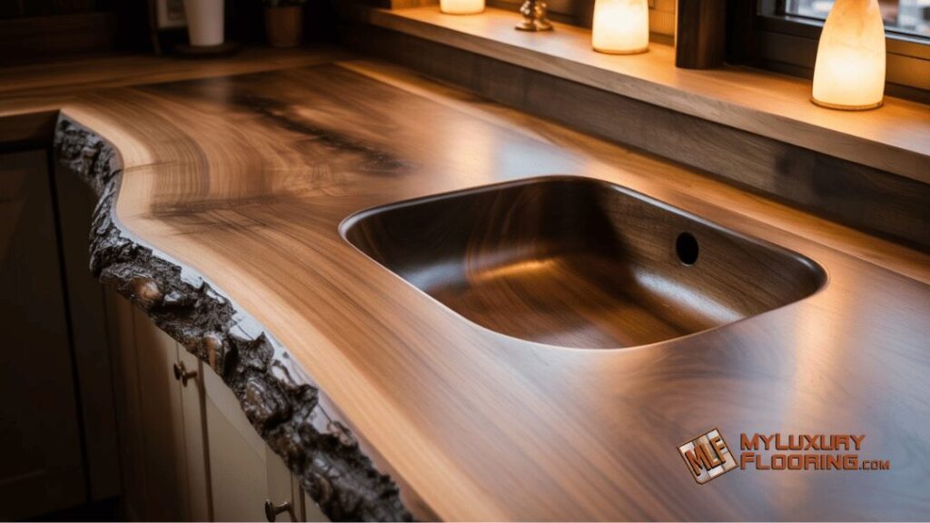 Live Edge with Undermount Sink