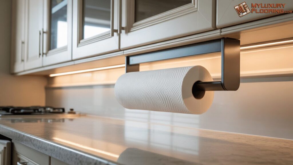 Mount Paper Towels Under Cabinets
