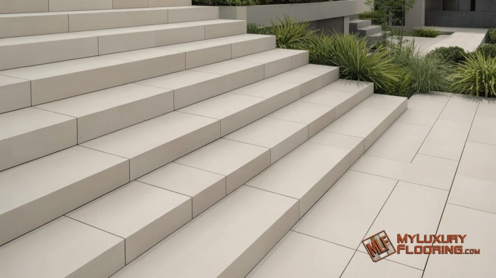 Outdoor Porcelain Stair Design