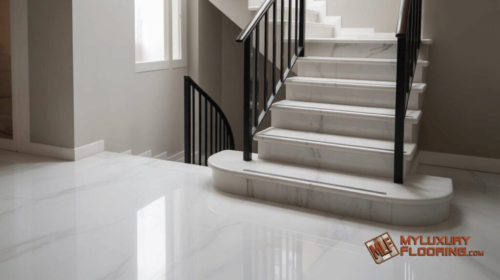 Porcelain Stairs for Duplex Homes