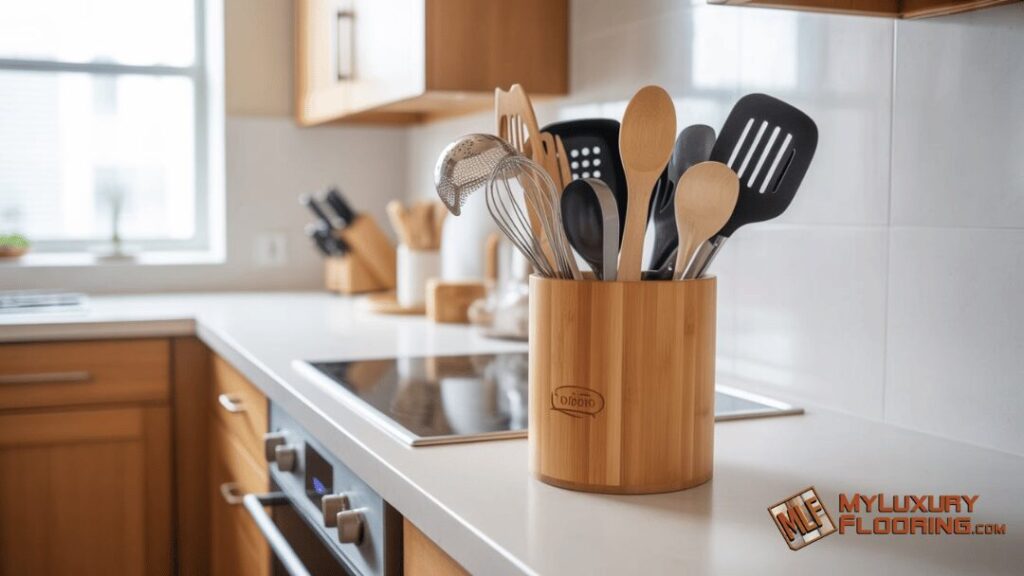Pros & Cons of Countertop Utensil Holders