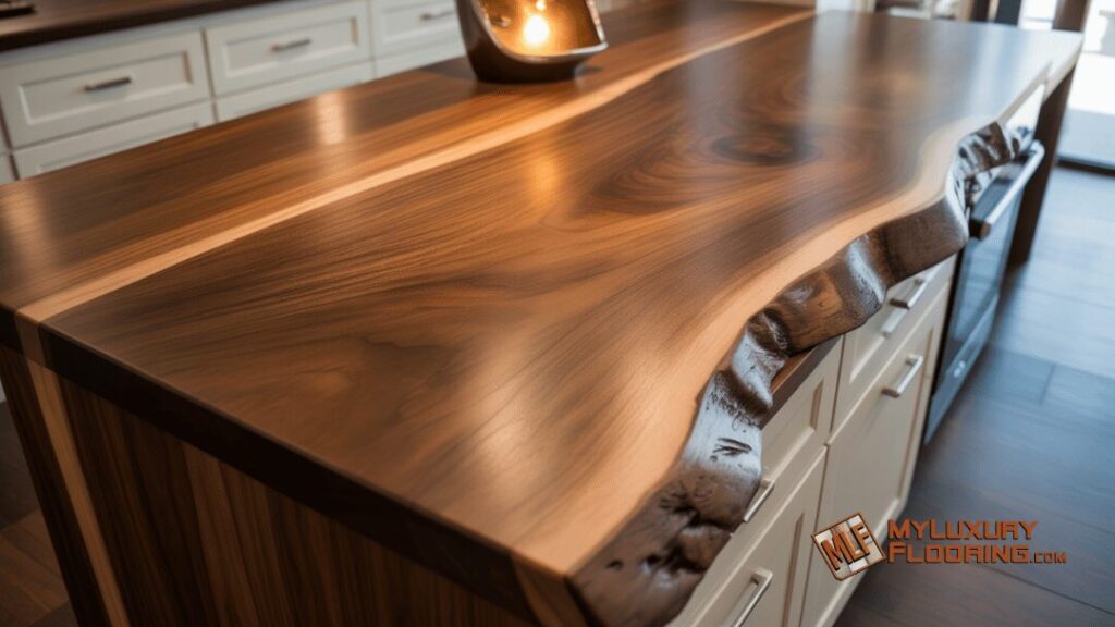 Walnut Live Edge Countertop