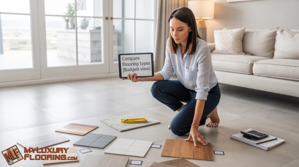 Compare Flooring Types (Budget View)