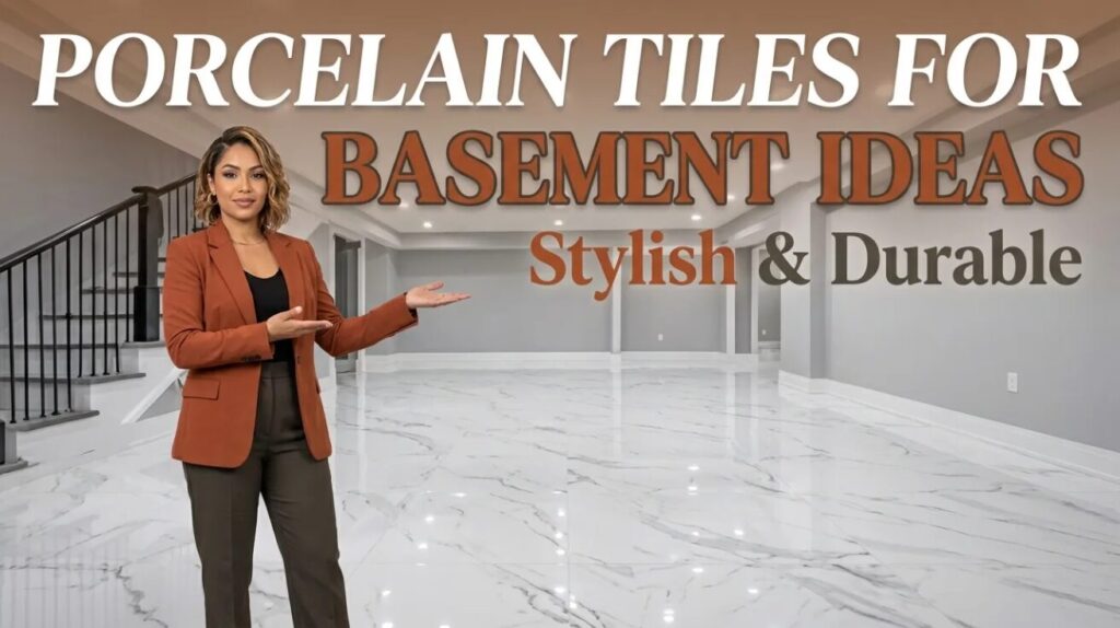 34 Porcelain Tiles for Basement Ideas