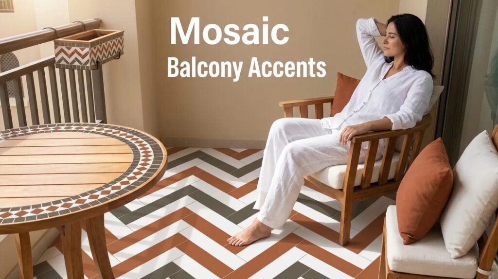 Mosaic Balcony Accents