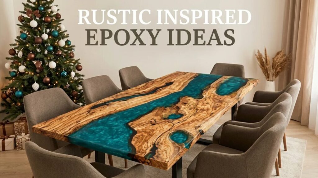 Natural & Rustic Inspired Epoxy Ideas