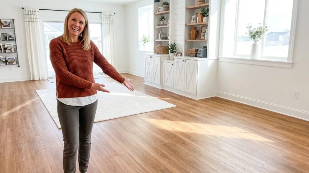 Natural Wood-Look Basement Floors